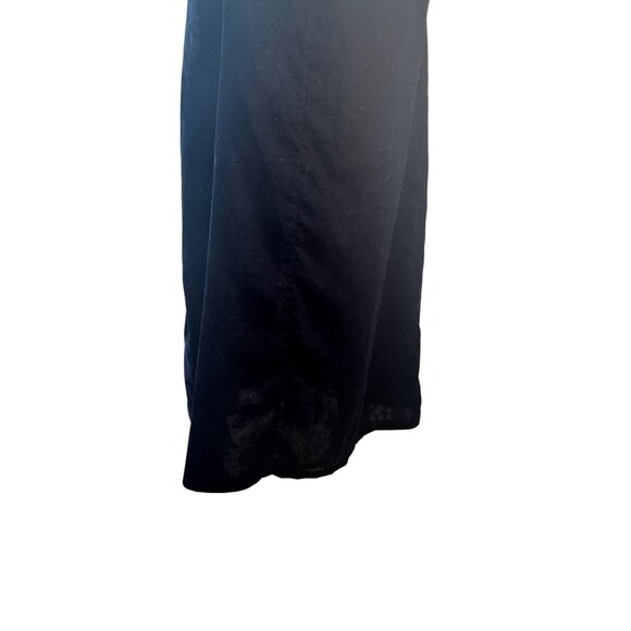 2/$30 Zara Basic Medium Collection Black Velvet Slip Dress - Picture 13 of 15